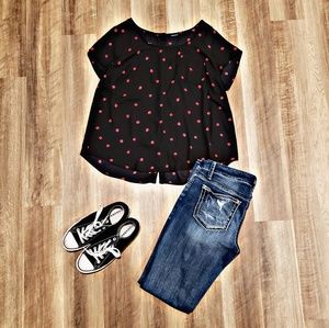 Torrid lady bug blouse